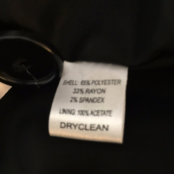 Ann Taylor Loft Dress Coat Grey Black Peplum - Picture 7 of 7